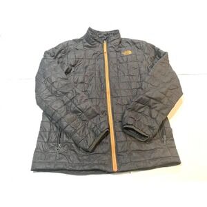 North Face Boys Thermoball Quilted Jacket XL 18/20 Black Puffer Outdoor